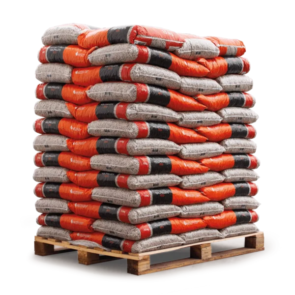 Heizfuxx Pellets Rood 6mm ENplus A1 – 65 Zakken – 15KG Per zak